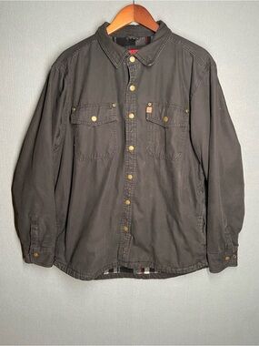 Coleman Black Button-Front Utility Jacket